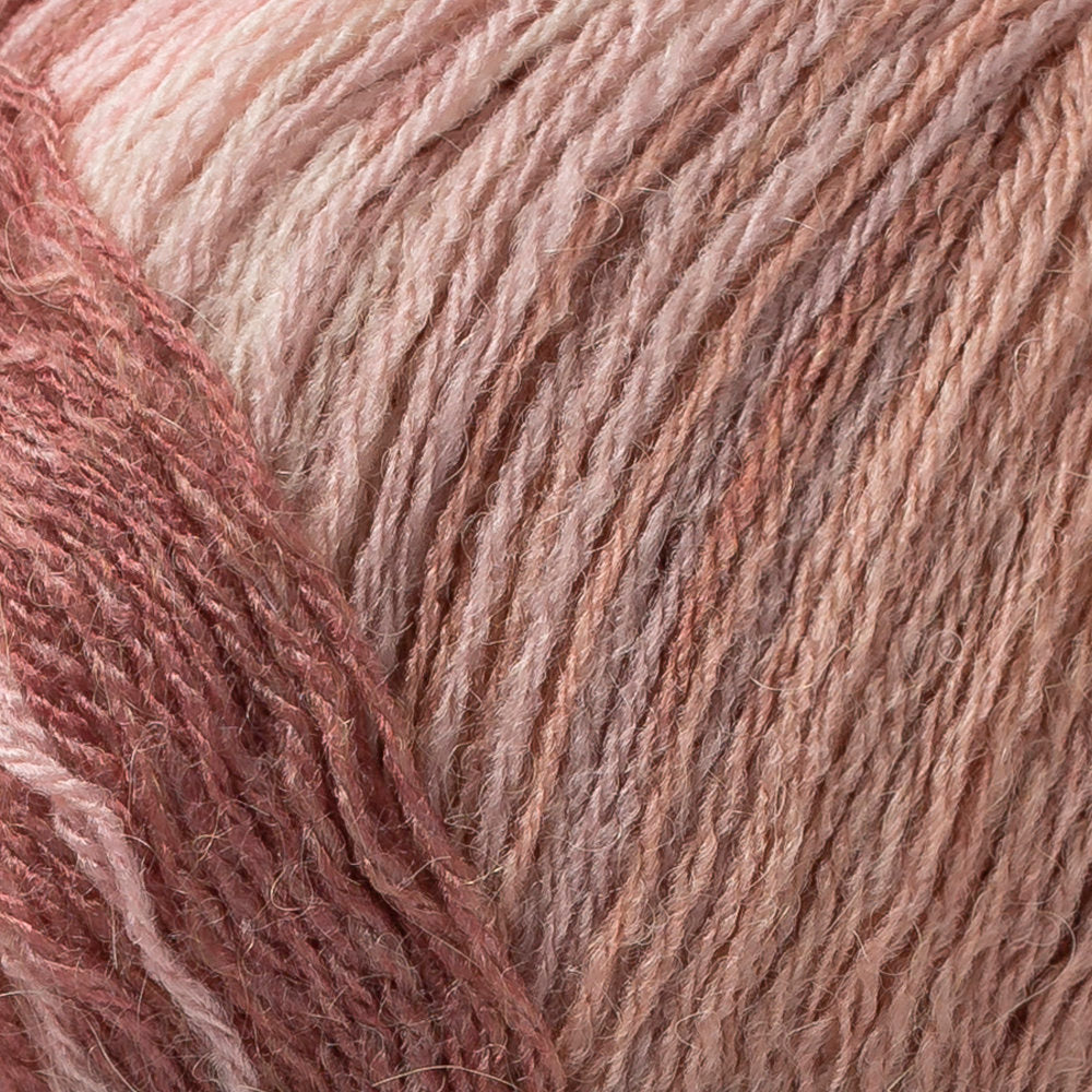 Madame Tricote Paris Merino Gold Batik Knitting Yarn, Variegated - 833