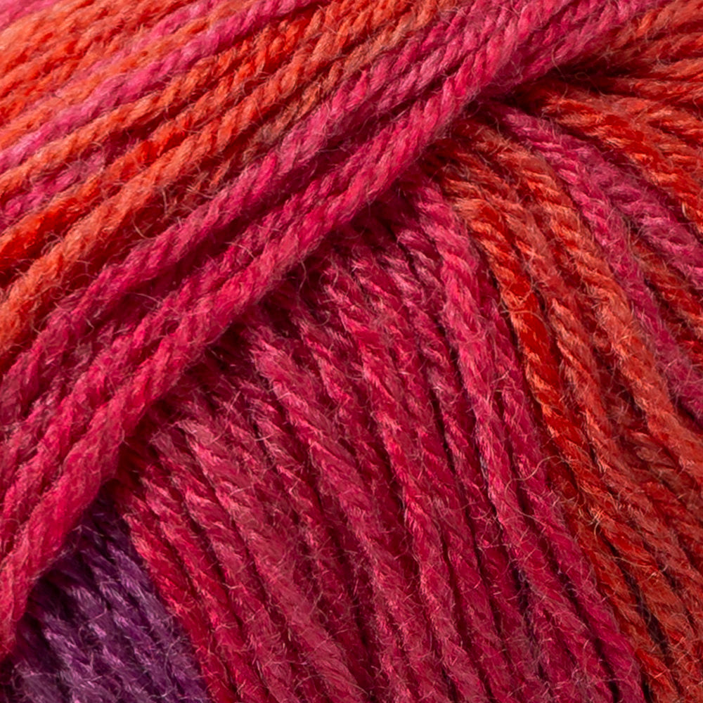 Madame Tricote Paris Merino Gold Batik Knitting Yarn, Variegated - 834