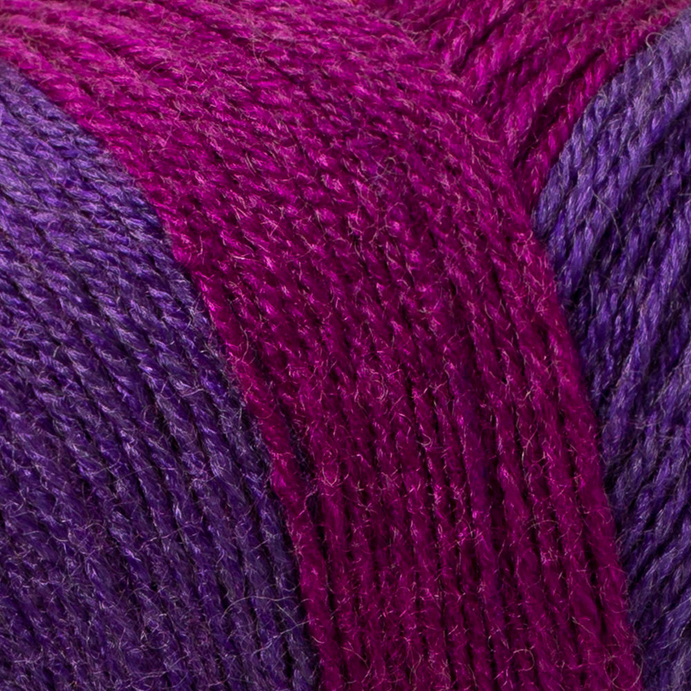 Madame Tricote Paris Merino Gold Batik Knitting Yarn, Variegated - 836