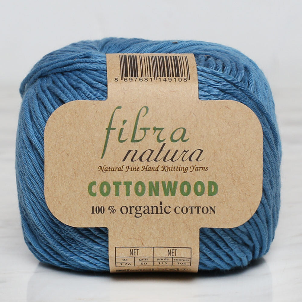 Fibra Natura Cottonwood Yarn, Blue - 41128