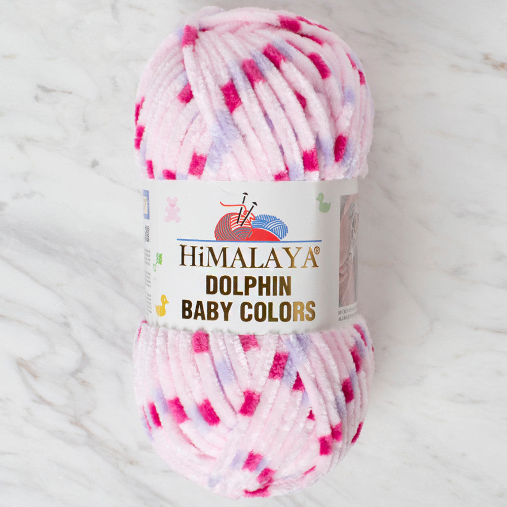 Himalaya Dolphin Baby Colors Chenille Yarn, Variegated - 80402