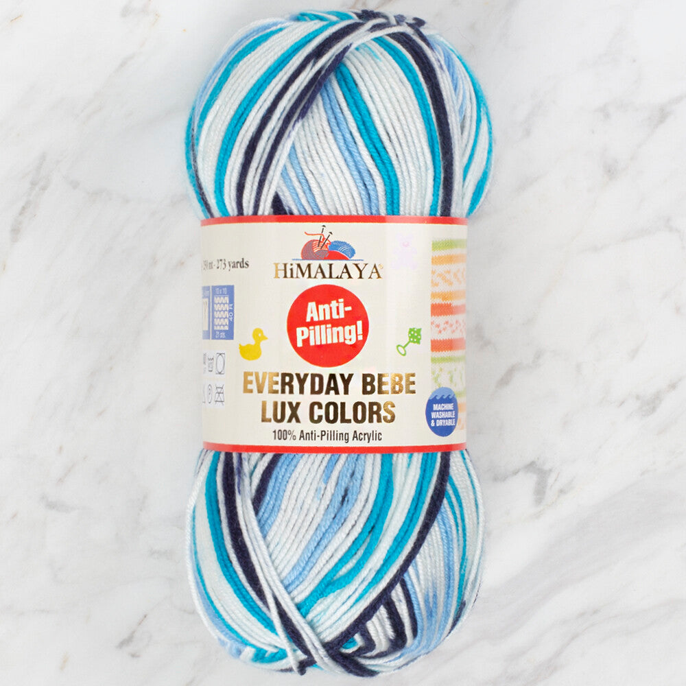 Himalaya Everyday Bebe Lux Colors Yarn, Variegated - 71404