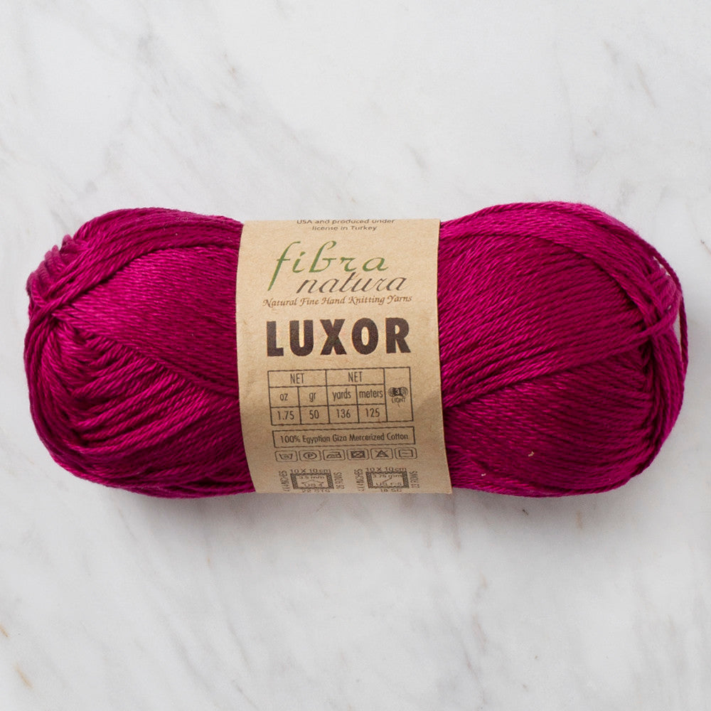 Fibra Natura Luxor Yarn, Plum - 105-07