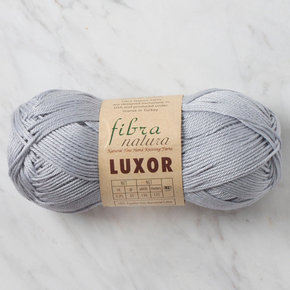Fibra Natura Luxor Yarn, Grey - 105-23