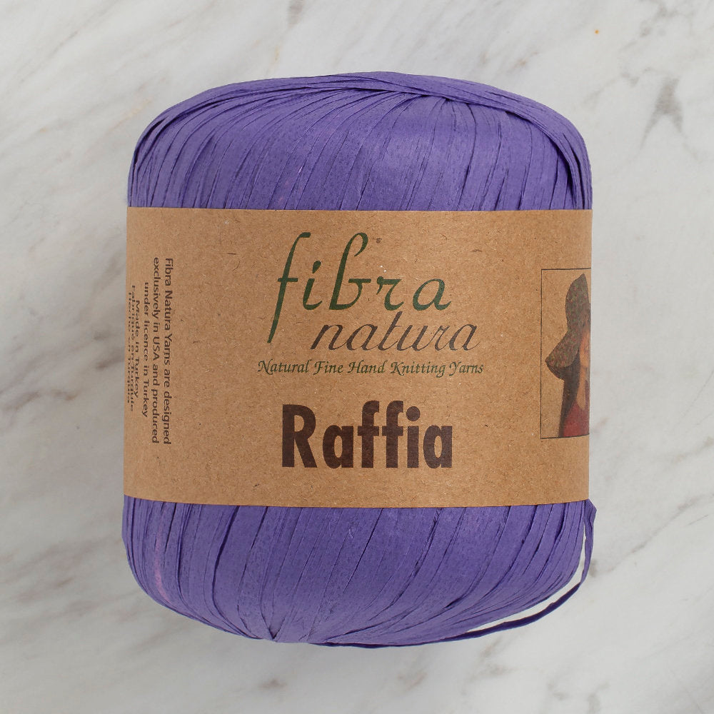 Fibra Natura 40 g Raffia Paper Yarn, Purple - 116-08
