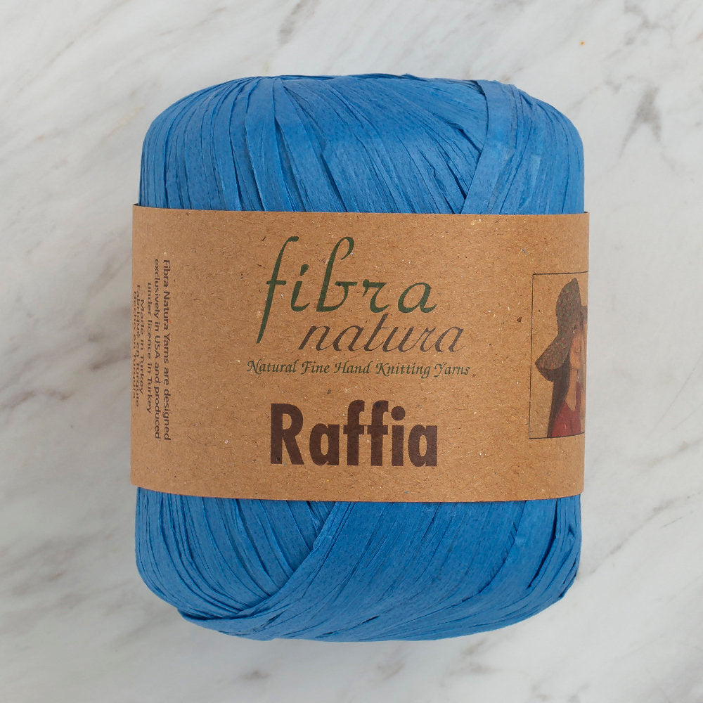 Fibra Natura 40 g Raffia Paper Yarn, Blue - 116-10