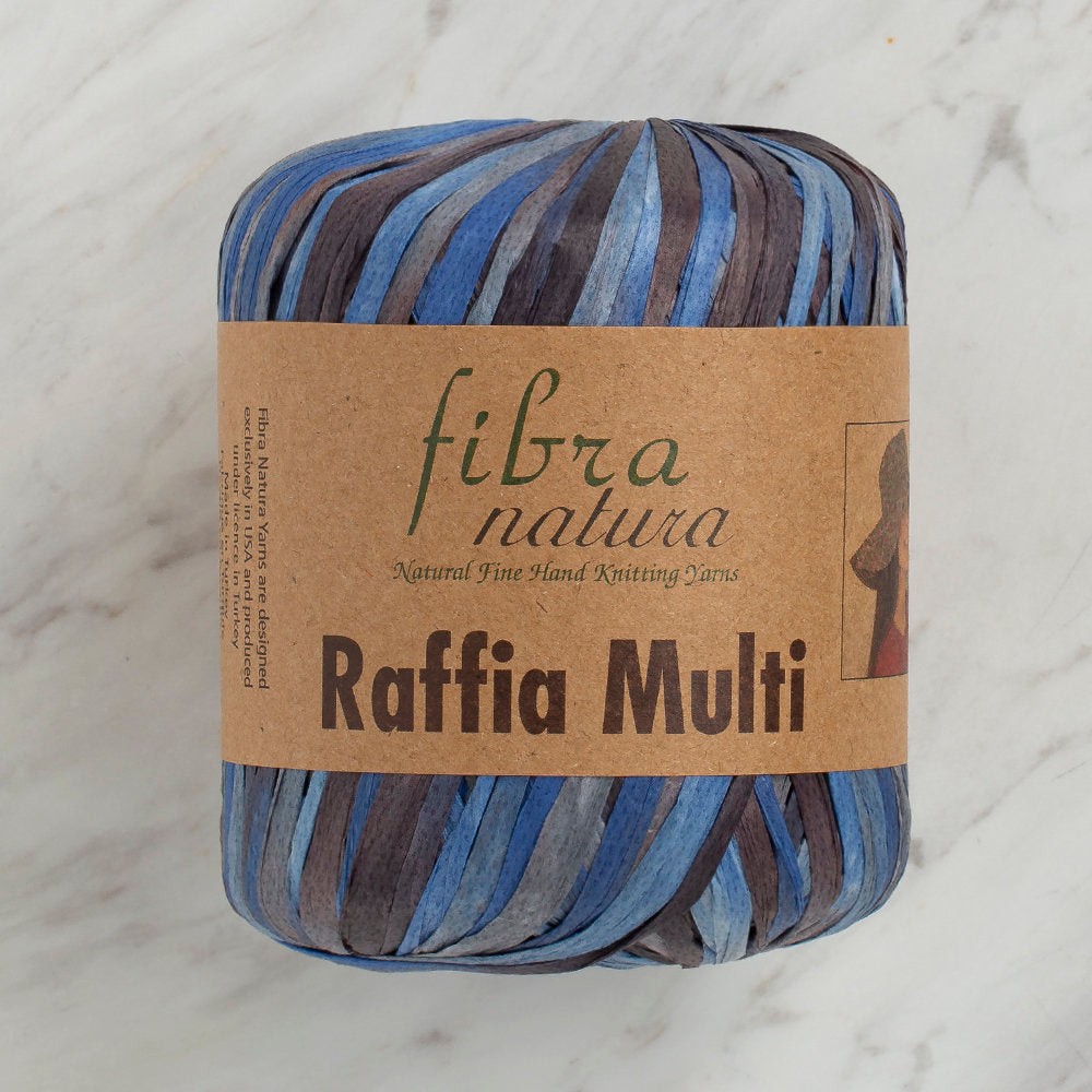 Fibra Natura 35 g Raffia Paper Yarn, Variegated - 117-07