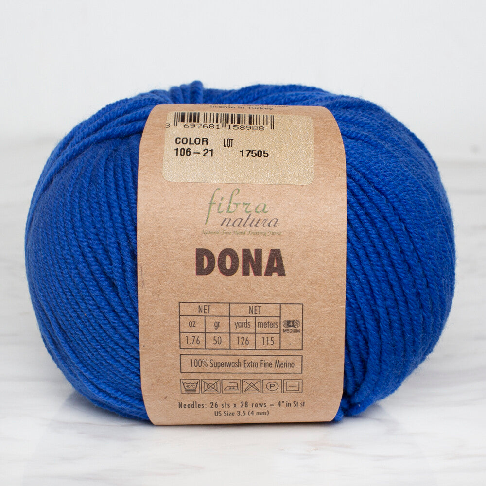 Fibra Natura Dona Yarn, Saxe Blue - 106-21