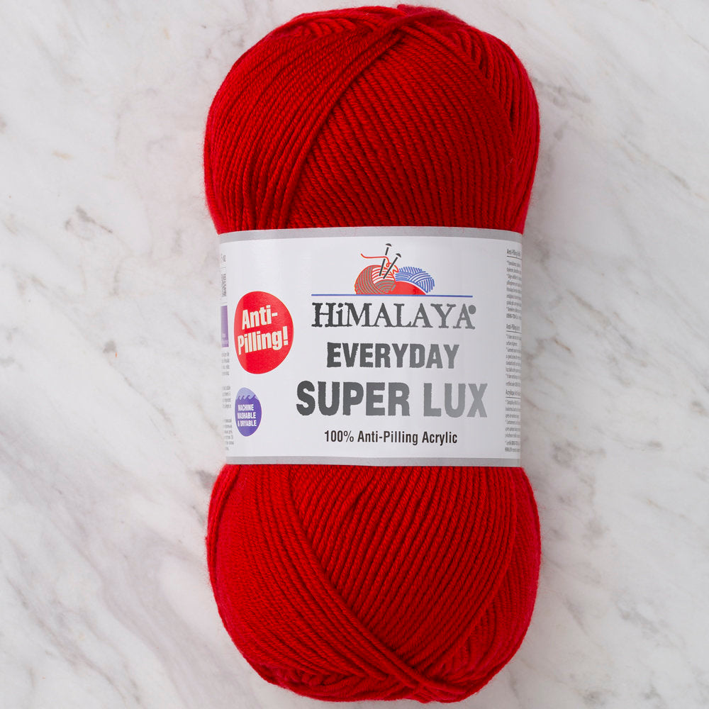 Himalaya Everyday Super Lux Yarn, Red - 73407