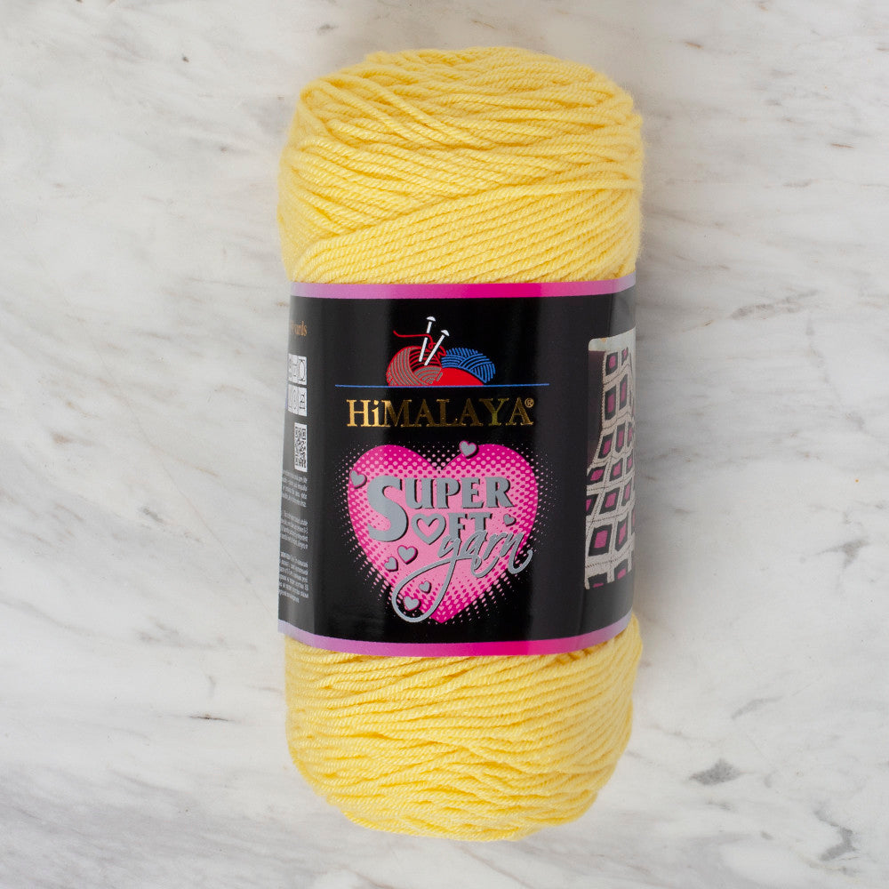 Himalaya Super Soft 200 gr Yarn, Yellow- 80829