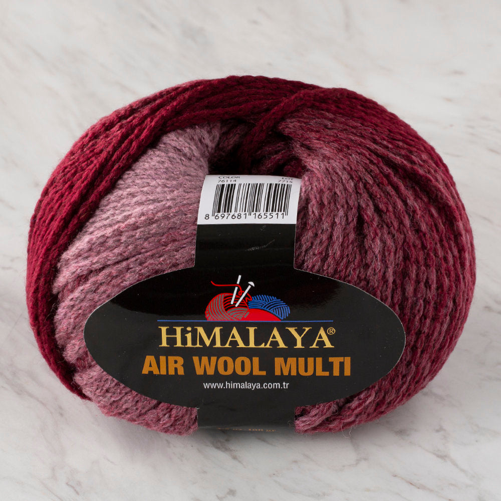 Himalaya Air Wool Multi Yarn, Variegated - 76114