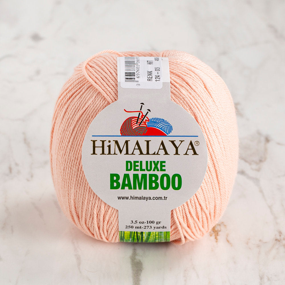 Himalaya Deluxe Bamboo Yarn, Salmon Pink - 124-05