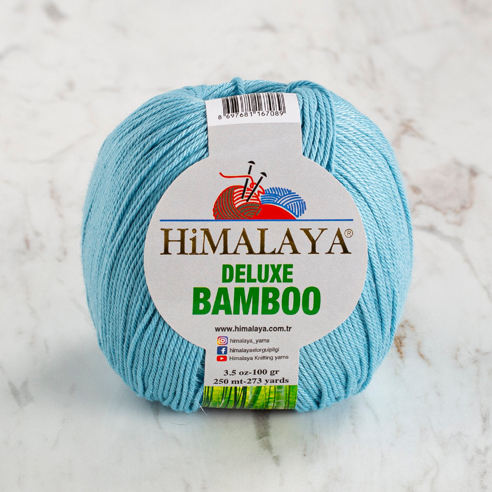 Himalaya Deluxe Bamboo Yarn, Blue