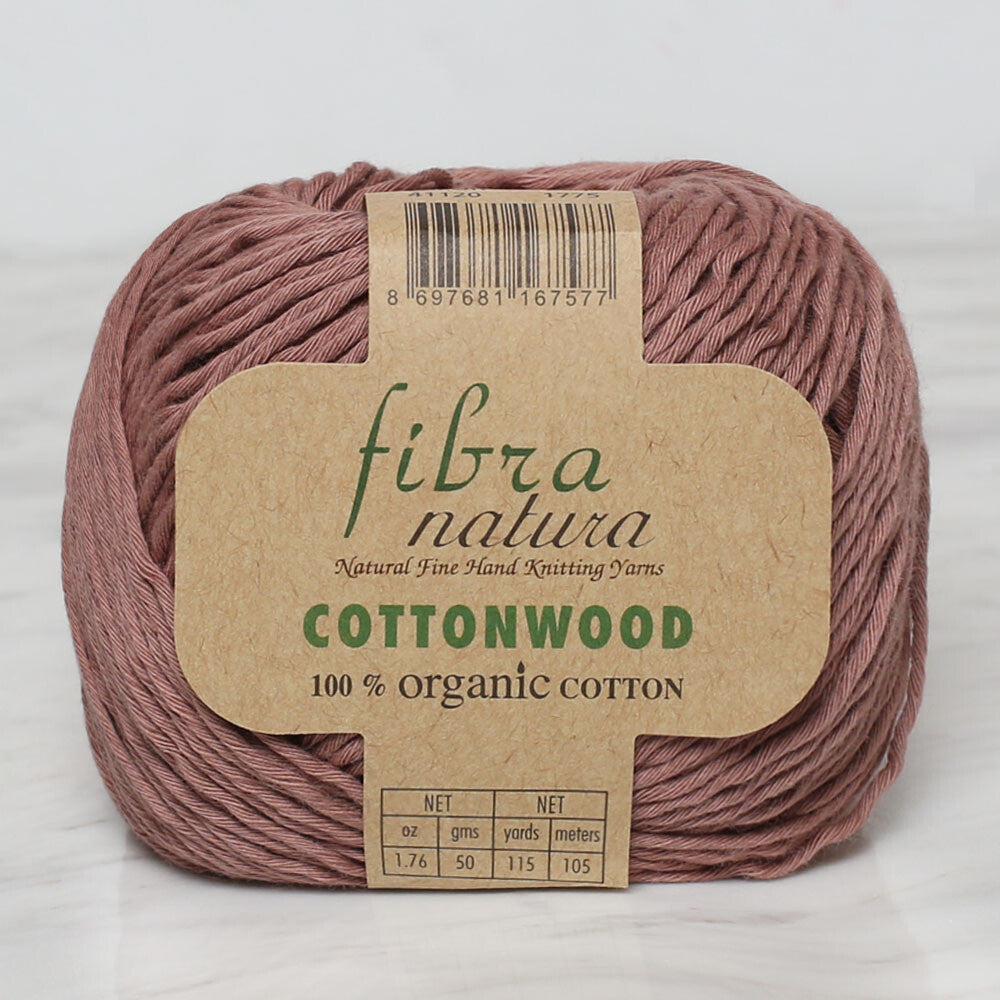 Fibra Natura Cottonwood Yarn, Brown - 41120