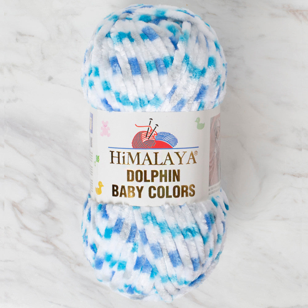 Himalaya Dolphin Baby Colors Chenille Yarn, Variegated - 80421