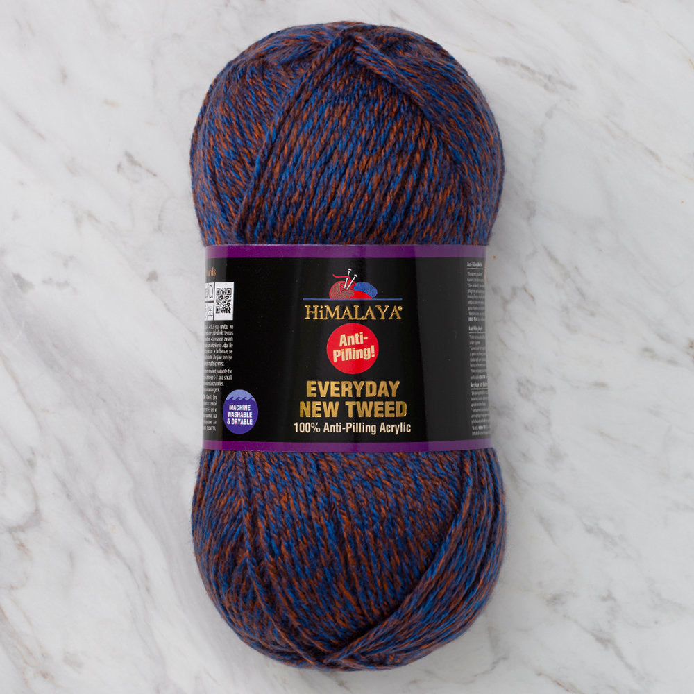 Himalaya Everyday New Tweed Yarn, Blue - 75123
