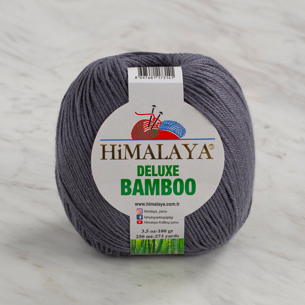 Himalaya Deluxe Bamboo Yarn, Anthracite - 124-37