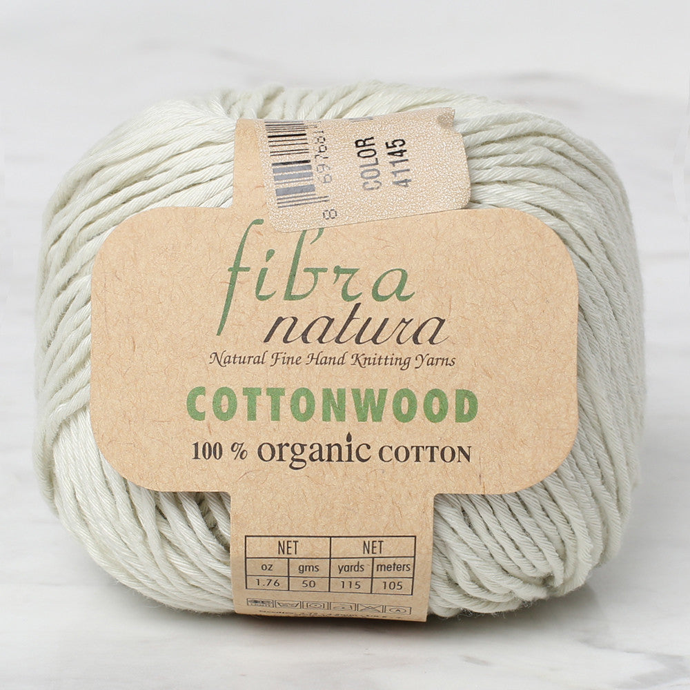 Fibra Natura Cottonwood Knitting Yarn, Light Green - 41145