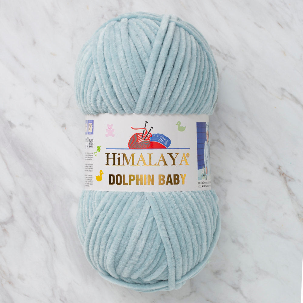 Himalaya Dolphin Baby Chenille Yarn, Green - 80347
