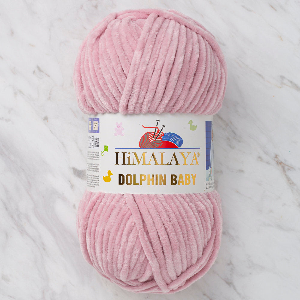 Himalaya Dolphin Baby Chenille Yarn, Powder Pink - 80349