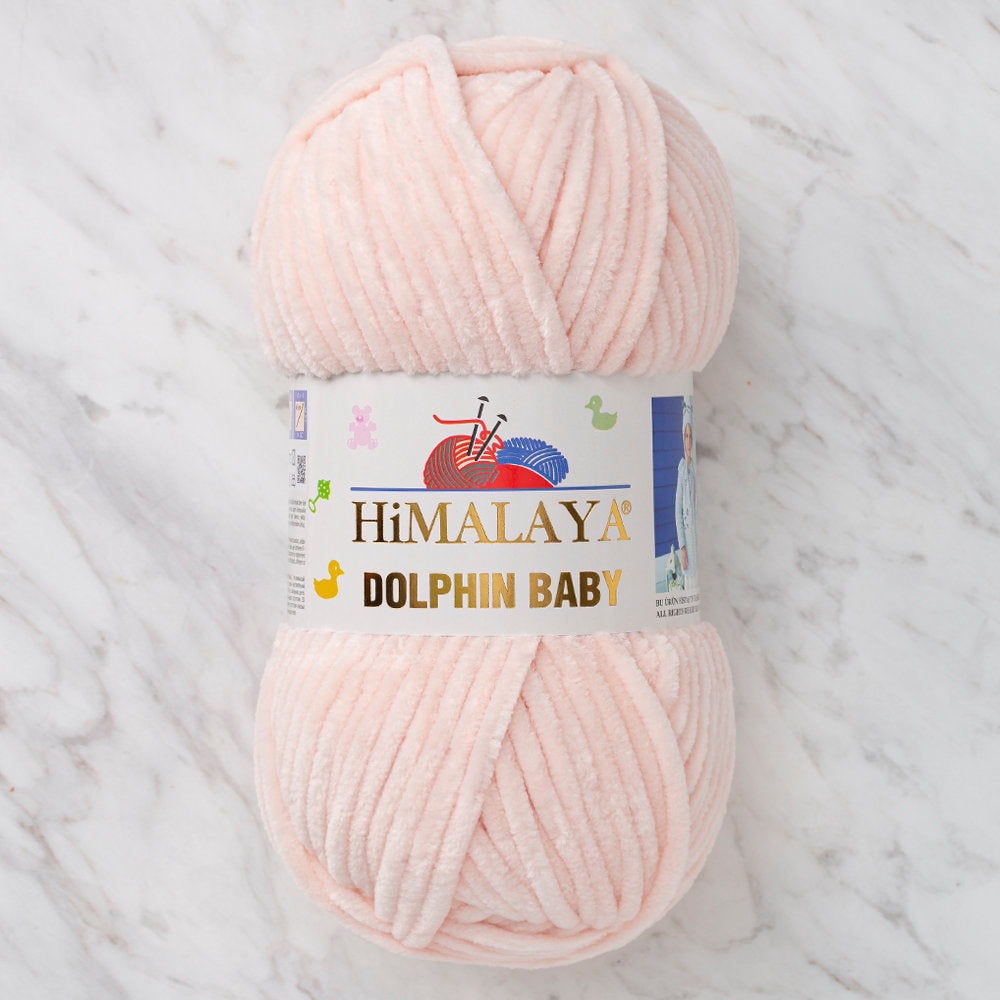 Knitting chenille yarn Dolphin Baby 100 g