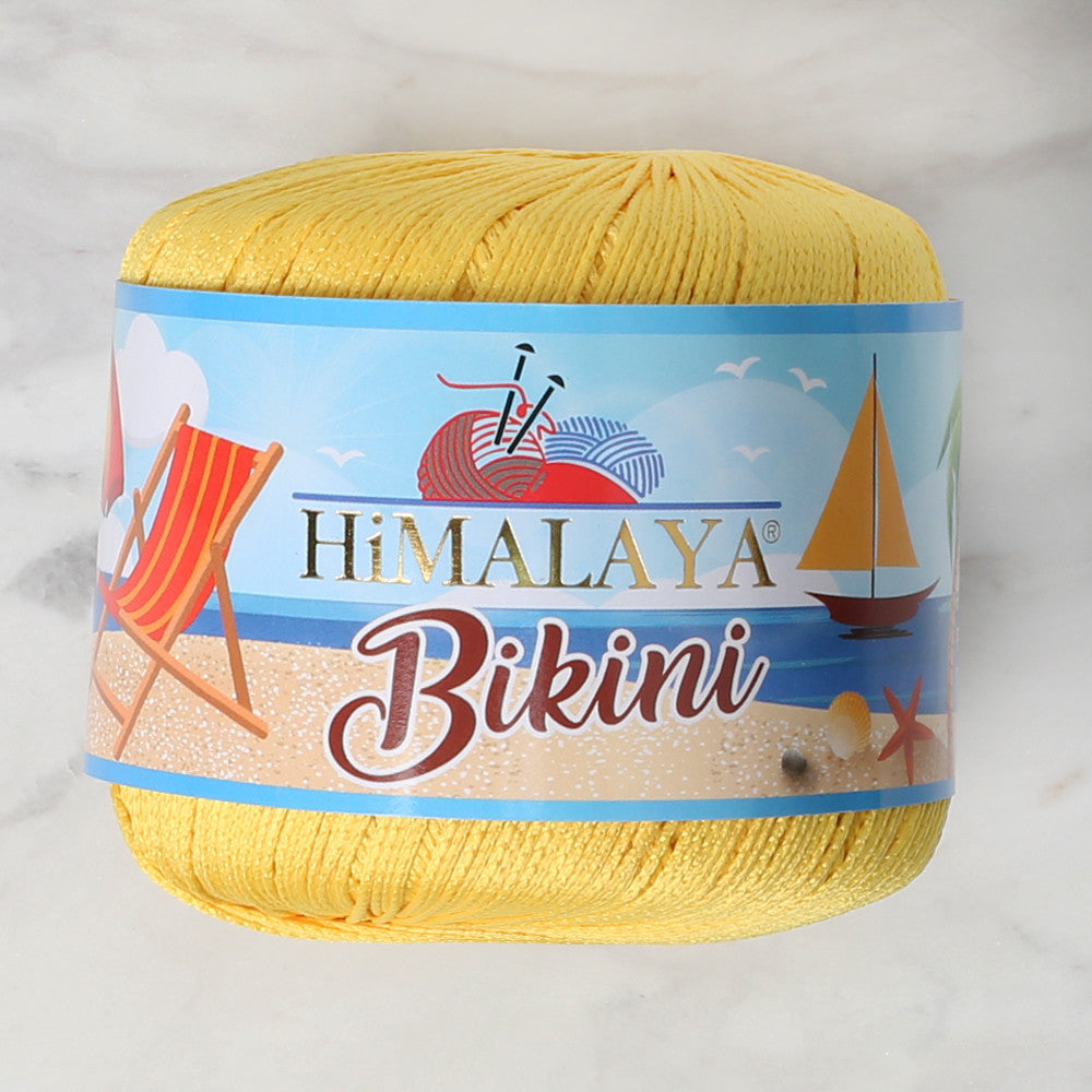 Himalaya Bikini Knitting Yarn, Yellow - 80602