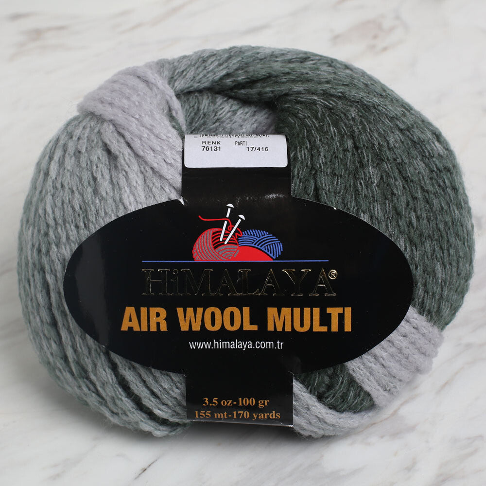 Himalaya Air Wool Multi Yarn, Variegated Color - 76104