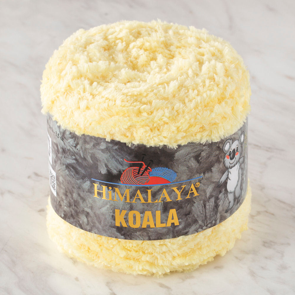 Himalaya Koala Chenille Baby Yarn, Light Yellow - 75723