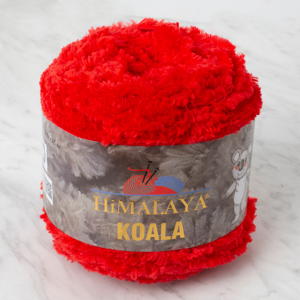 Himalaya Koala Chenille Baby Yarn, Red - 75726