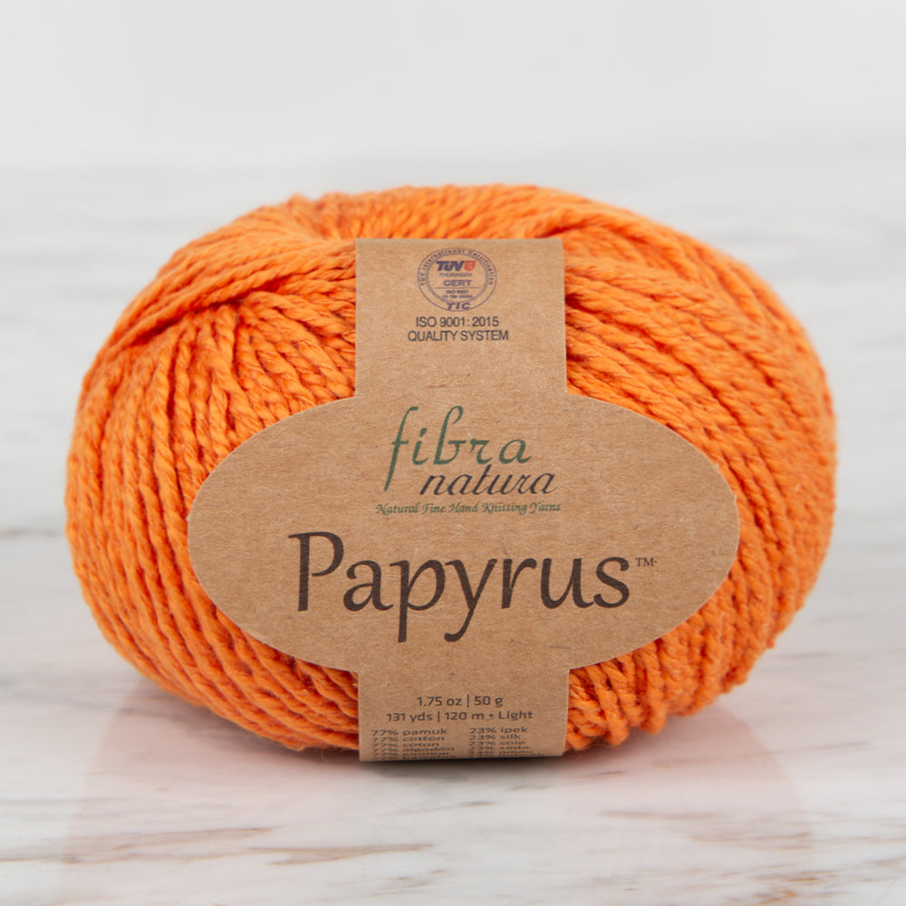 Fibra Natura Papyrus Hand Knitting Yarn,Orange - 229-31