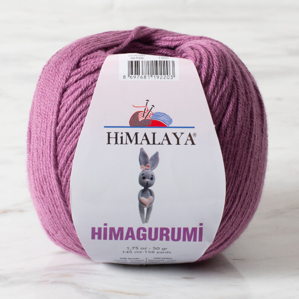 Himalaya Himagurumi 50 Gr Yarn, Dusty Rose - 30120