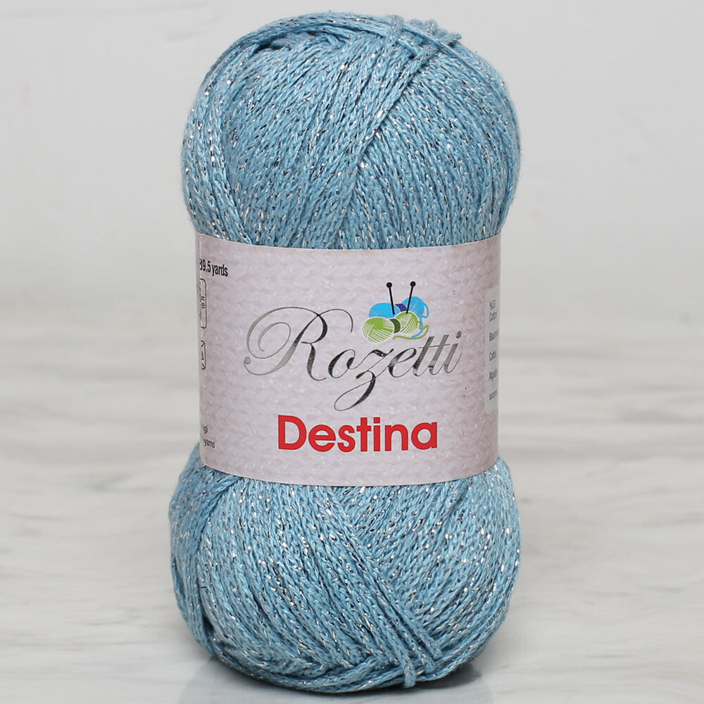 Rozetti Destina 50 gr Yarn, Baby Blue - 45016