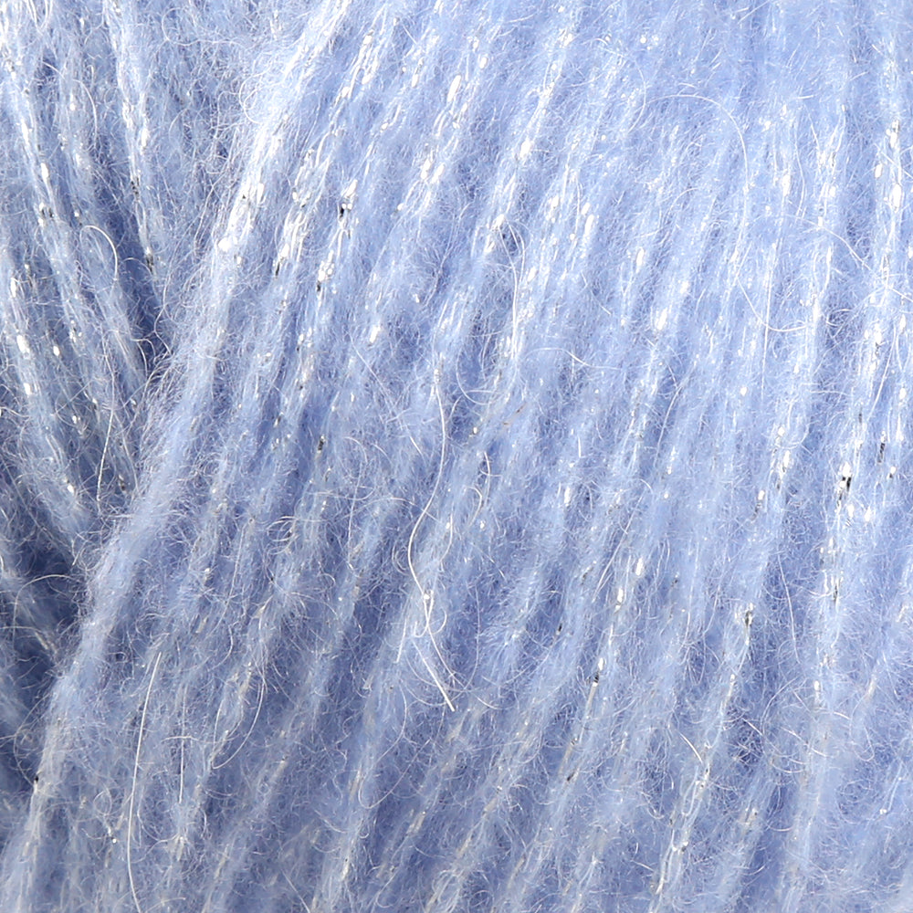 Rozetti Tılsım Glittery Hand Knitting Yarn Light Blue - 362-08