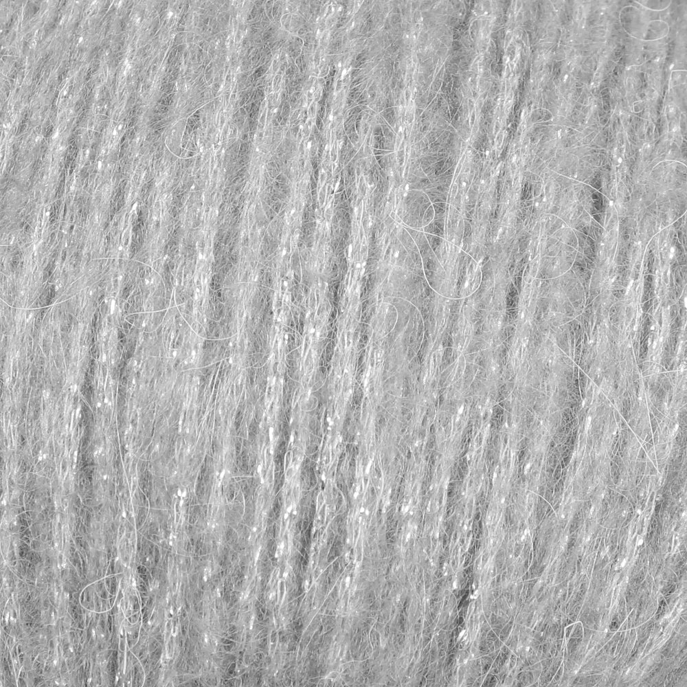 Rozetti Tılsım Glittery Hand Knitting Yarn Grey - 362-12