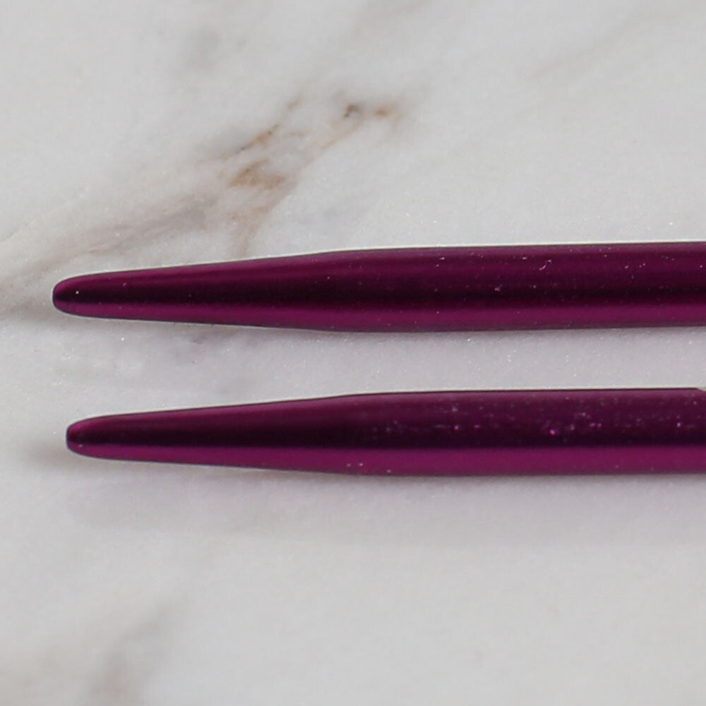 Yabalı 3.5mm 35 cm Knitting Needle with Measure, Purple - YBL-347