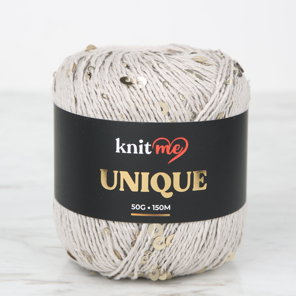 Knitme UNIQUE Hand Knitting Yarn ,Beige 17