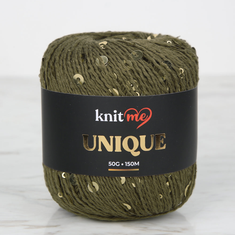 Knitme UNIQUE Hand Knitting Yarn ,Green 15