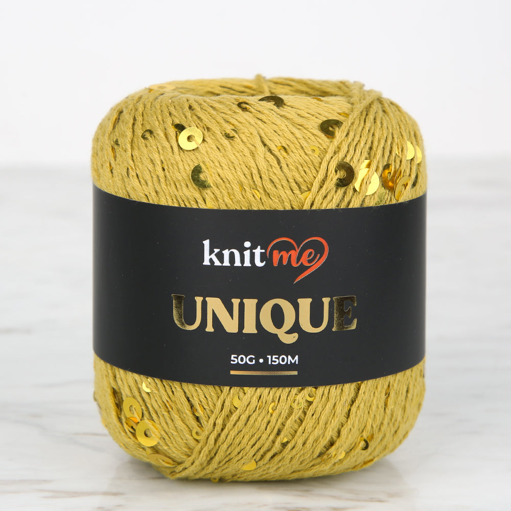 Knitme UNIQUE Hand Knitting Yarn ,Mustard 14