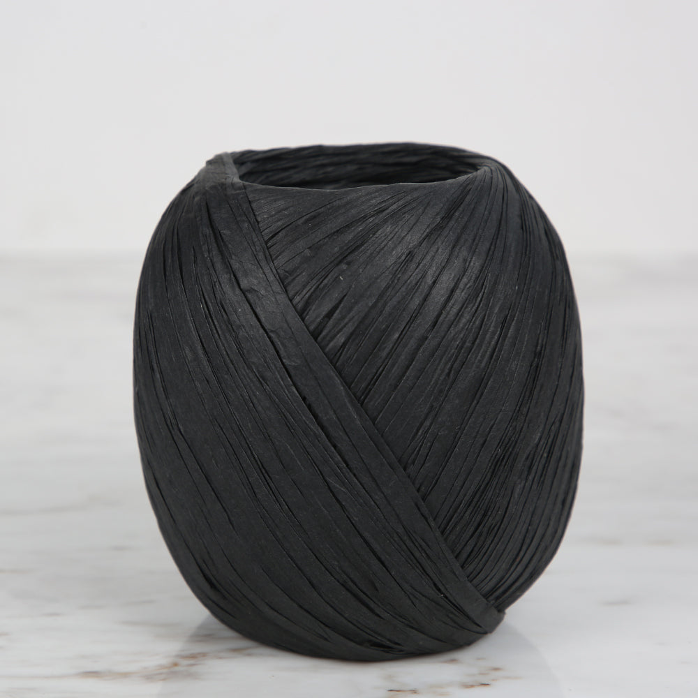 Iplix Natural Raffia Paper Yarn ,Smoke - 12