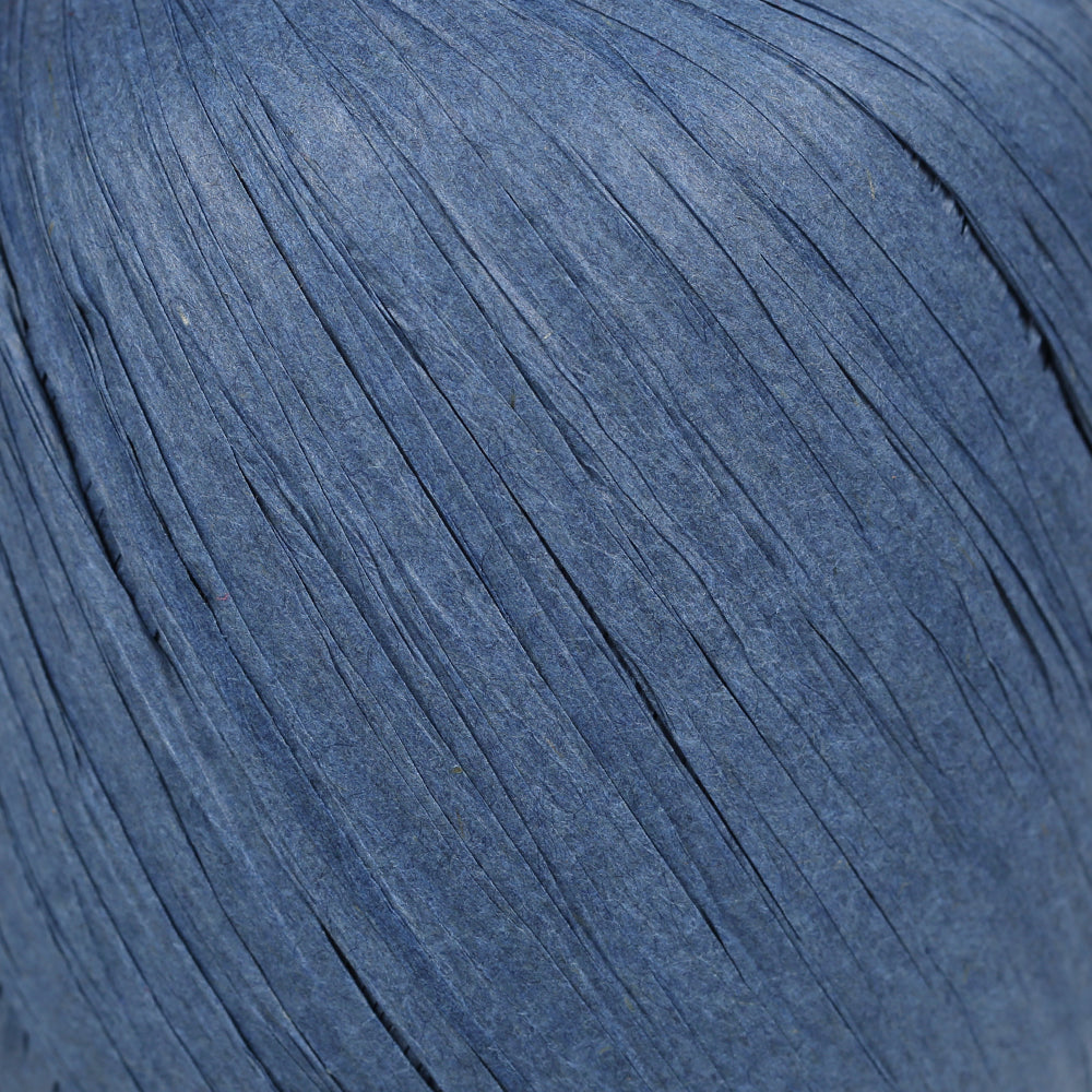 Iplix Natural Raffia Paper Yarn ,Blue - 5