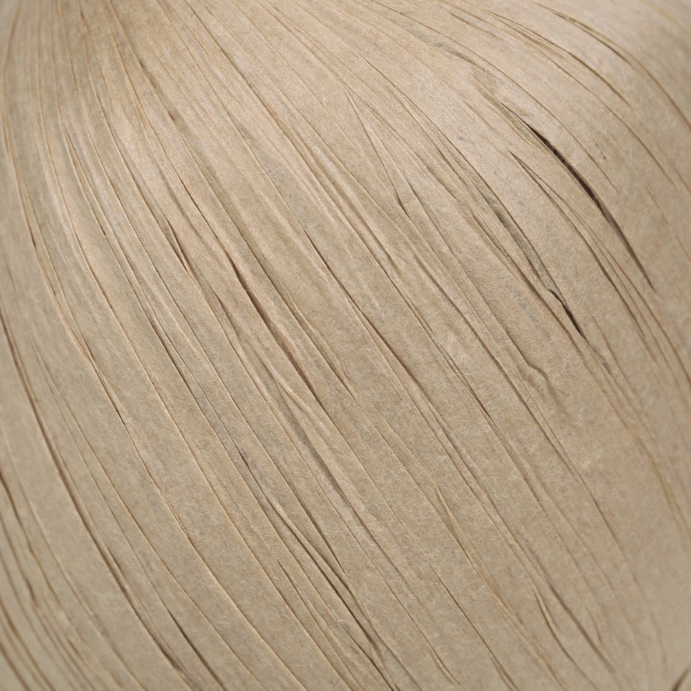 Iplix Natural Raffia Paper Yarn ,Beige - 39D