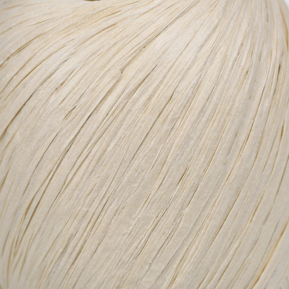 Iplix Natural Raffia Paper Yarn ,Beige - 45B