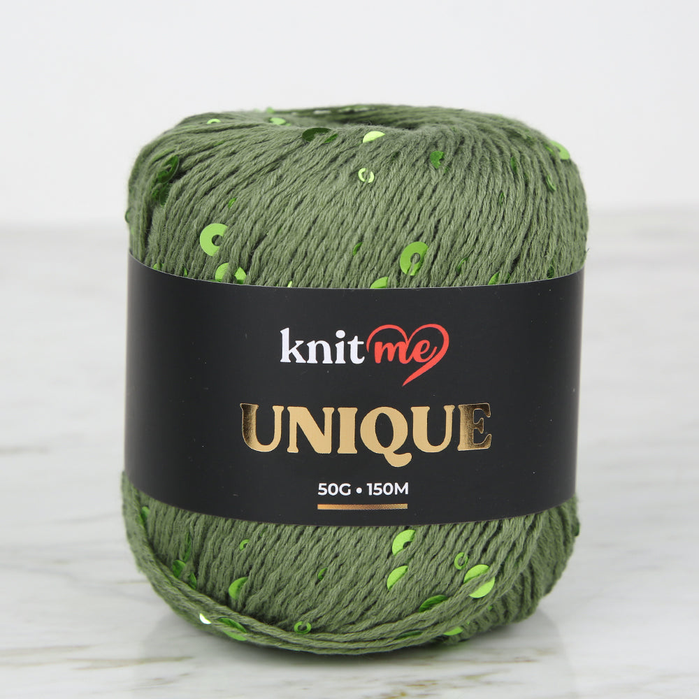 Knitme UNIQUE Hand Knitting Yarn ,Green 5