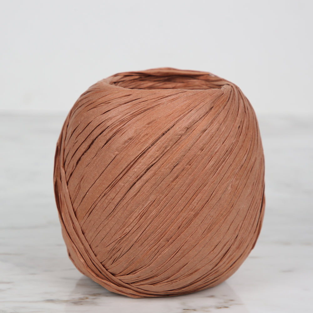 Iplix Natural Raffia Paper Yarn ,Cinnamon - 31A