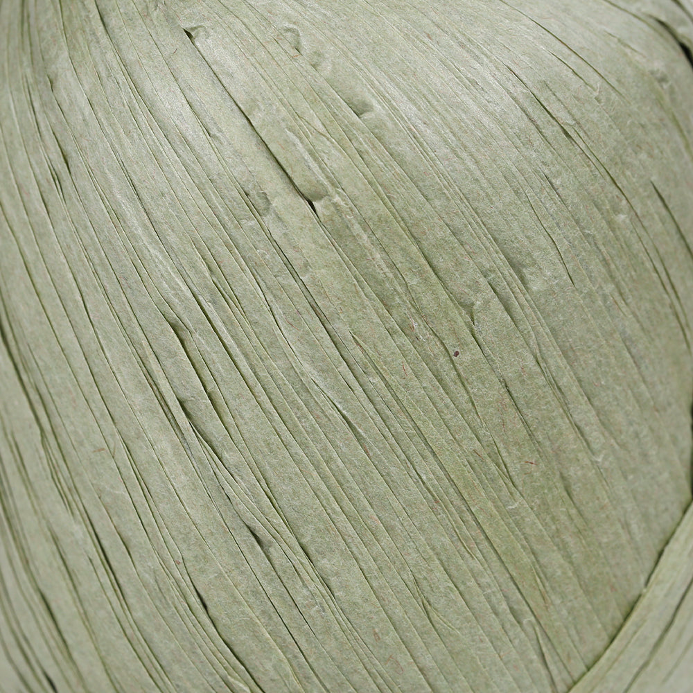 Iplix Natural Raffia Paper Yarn ,Green - 81