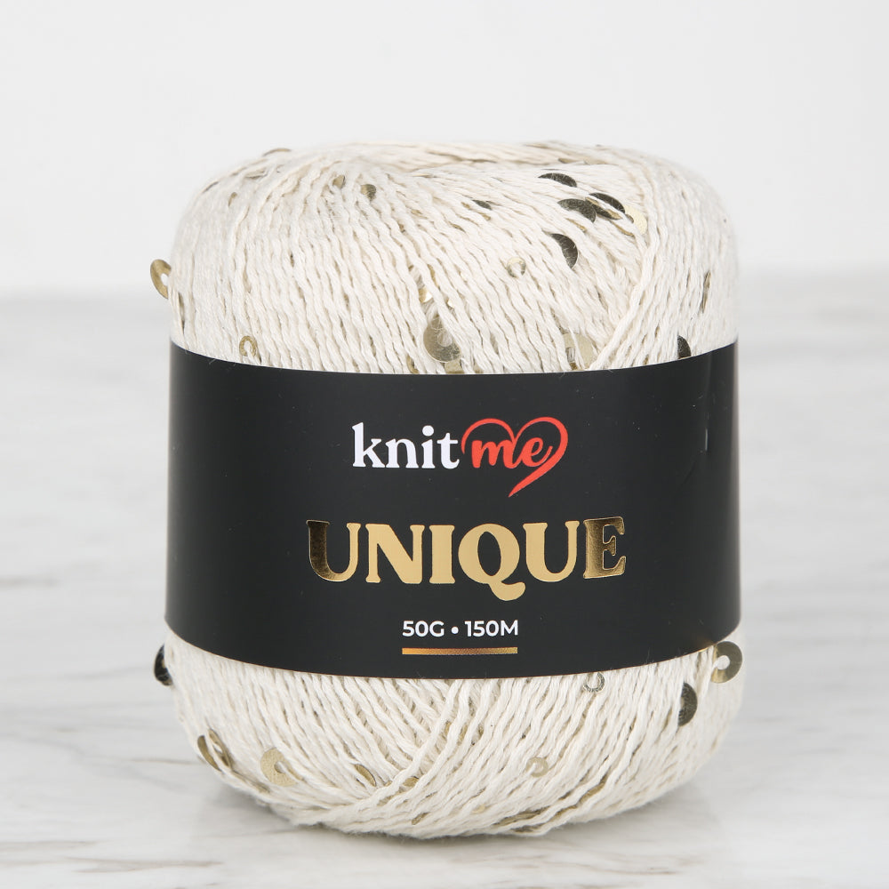 Knitme UNIQUE Hand Knitting Yarn ,Cream 11