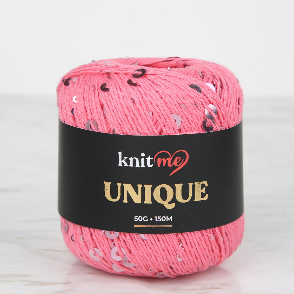 Knitme UNIQUE Hand Knitting Yarn ,Pink 9