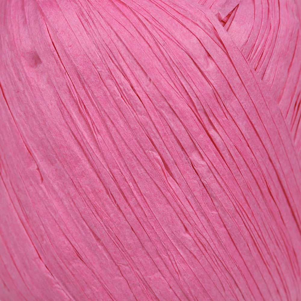 Iplix Natural Raffia Paper Yarn ,Pink - 75