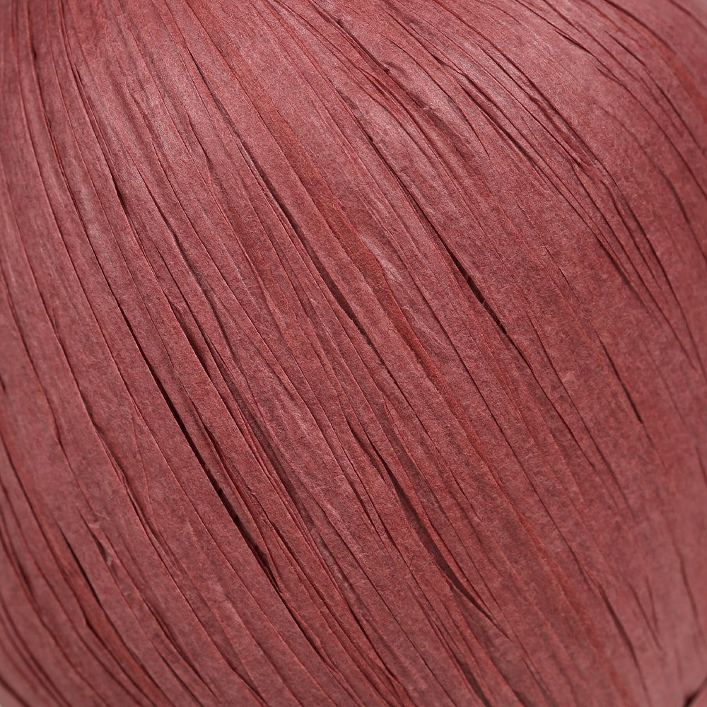 Iplix Natural Raffia Paper Yarn ,Dried rose - 22
