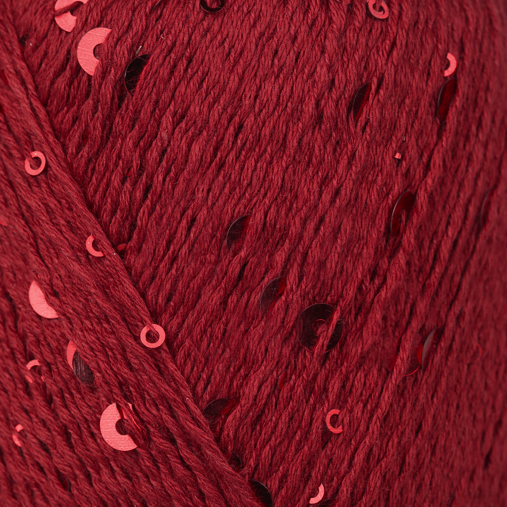 Knitme UNIQUE Hand Knitting Yarn ,Red 8